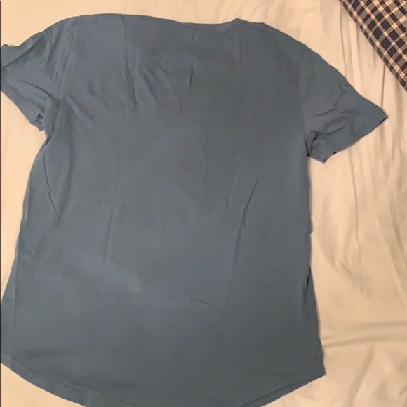 Medium light blue Abercrombie and Fitch soft tee. - Picture 3 of 4